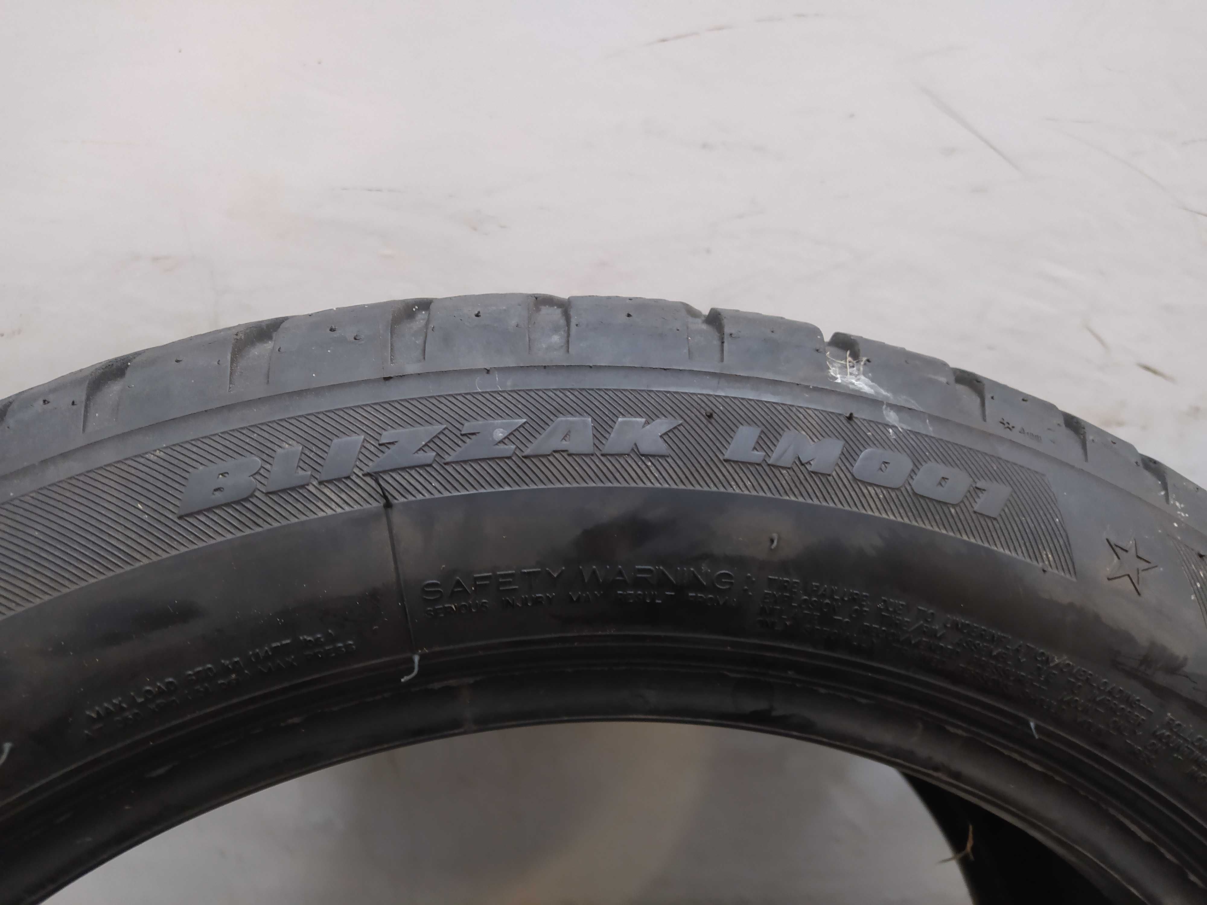 4x225/50R17 Bridgestone Blizzak LM001, RFT Run Flat, 2018/2019 rok