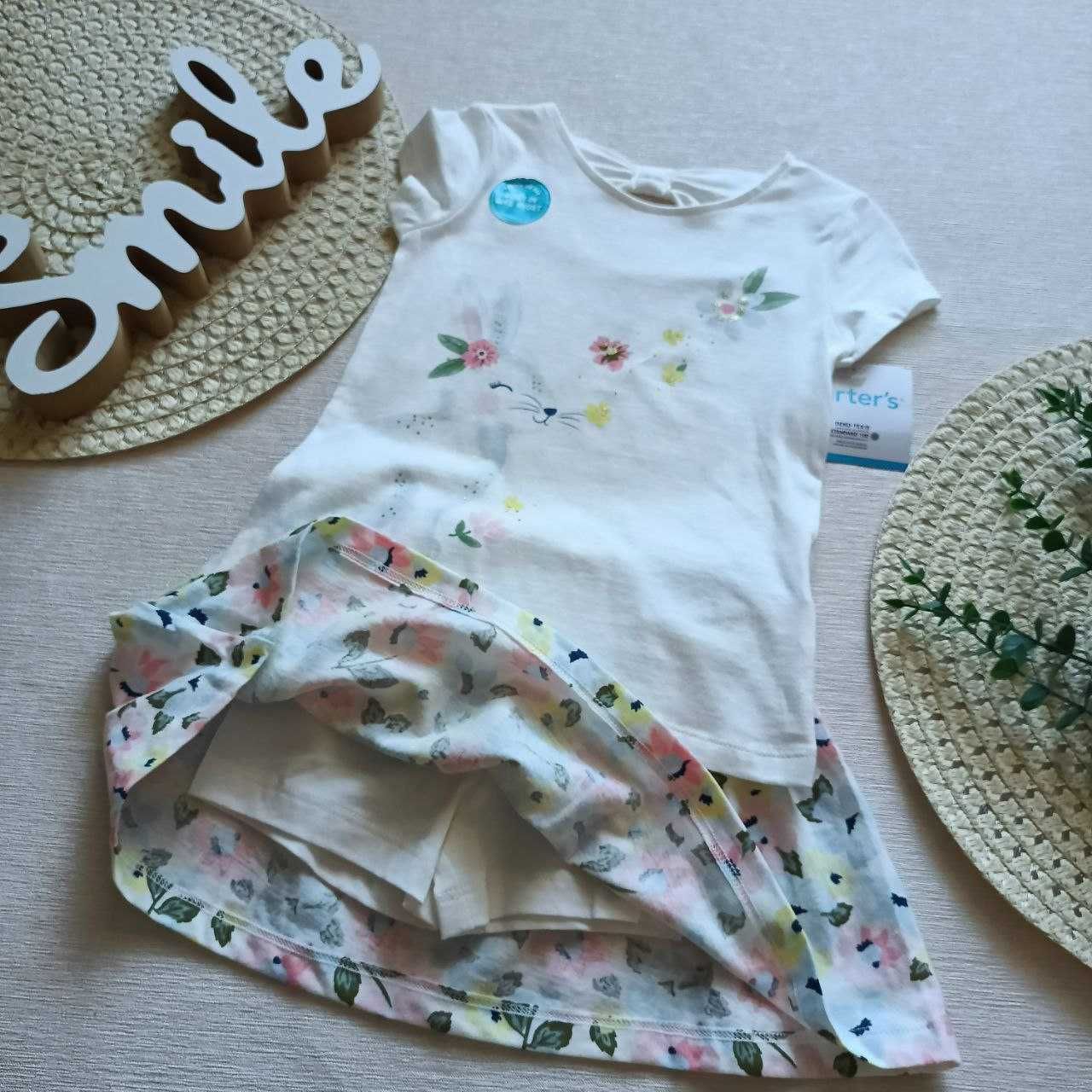 Футболка і спідничка в наборі Carters. Розм. 1,5-2 роки