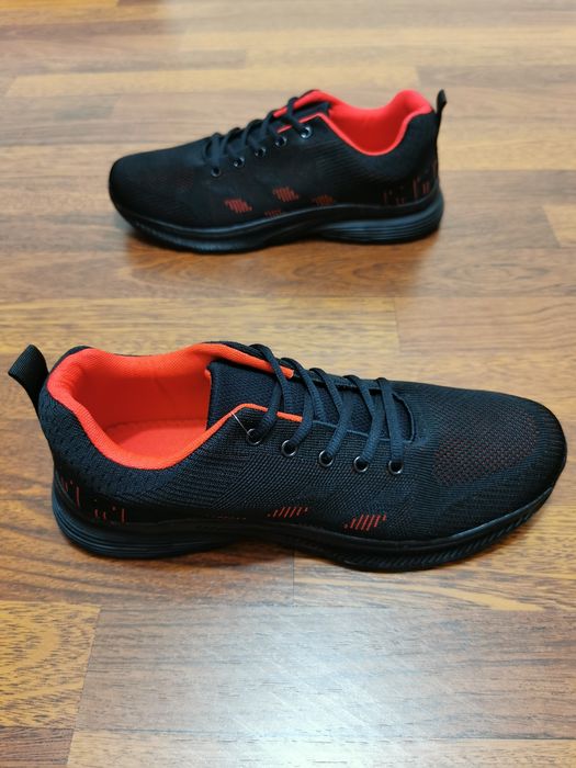 Super Lekkie Wygodne Adidasy Męskie Na Codzień Do Biegania R.43 Czarne