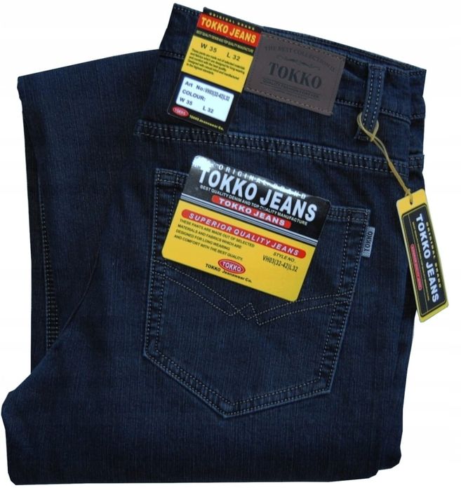 86/88 cm Męskie spodnie ocieplane nowe jeans