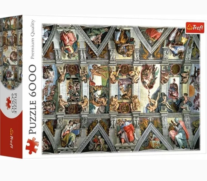 Puzzle trefl 6000 kaplica Sykstyńska