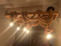 Lampa sznurek sufitowa