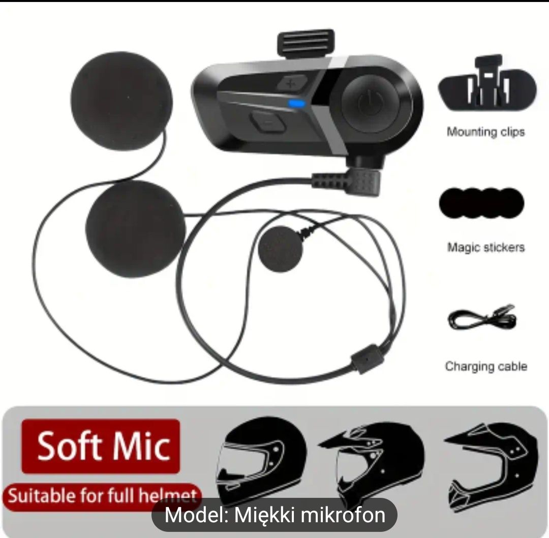 Intercom motocyklowy