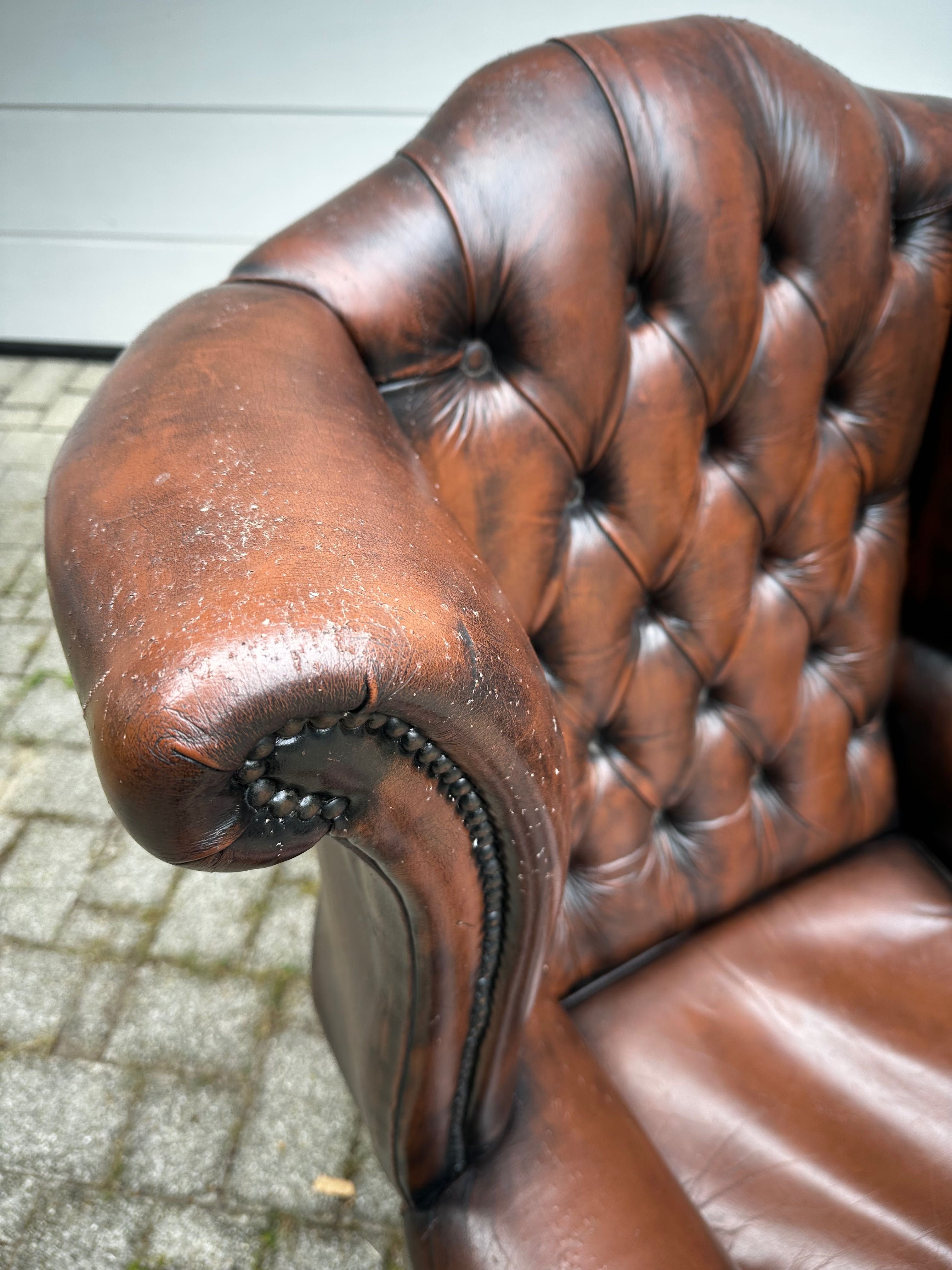 Sofa, 2 fotele chesterfield