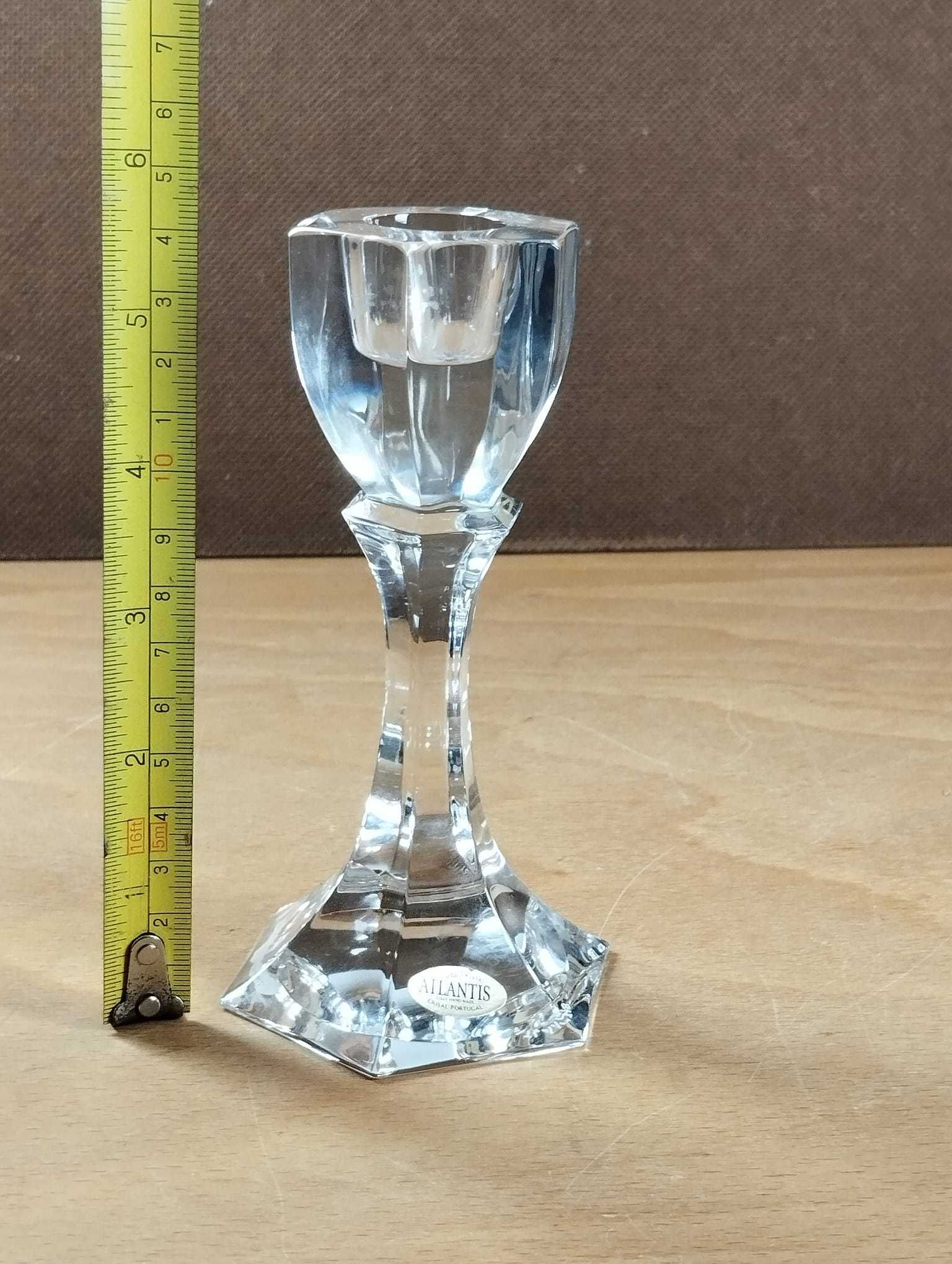 Castiçal / Porta Vela Cristal Atlantis