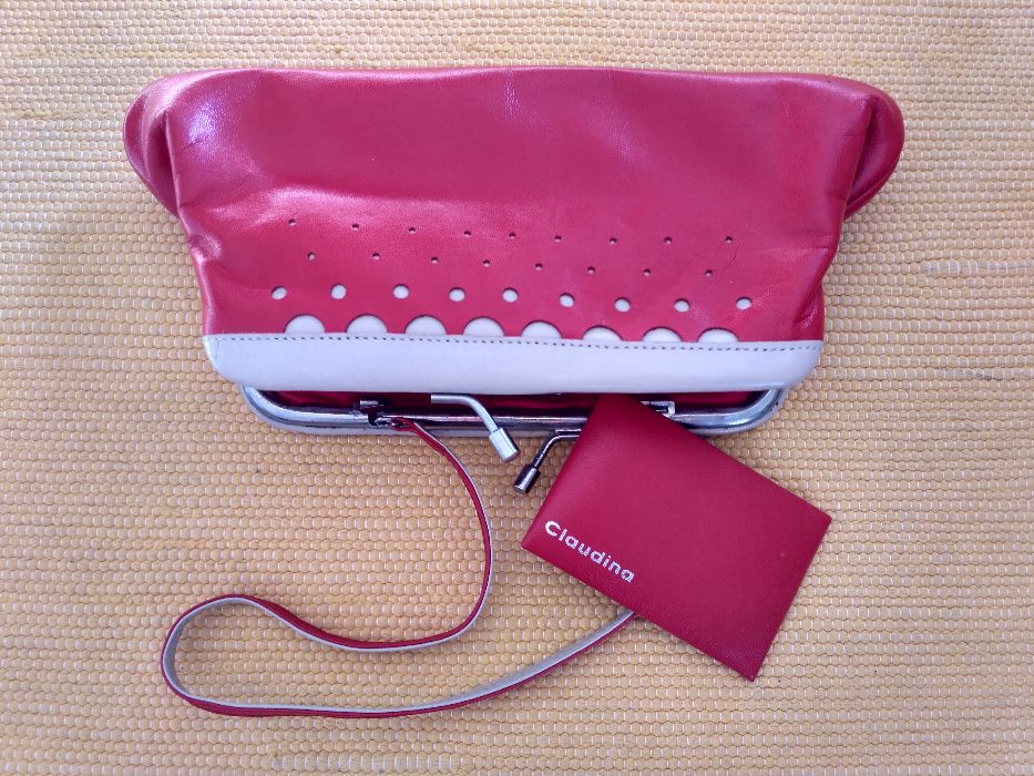 Carteira Bolsa Claudina Como Nova Retro Vintage