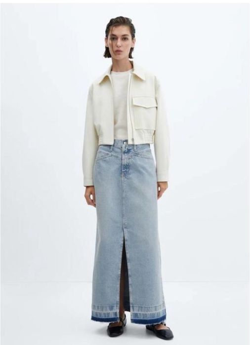 Спідниця джинсова довга Mango