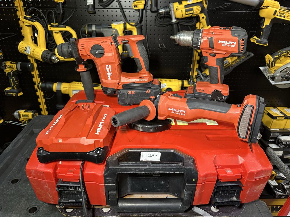 KIT Набір Hilti TE 4 22  Hilti SF 6 22  Hilti AG 4s 22 Nuron