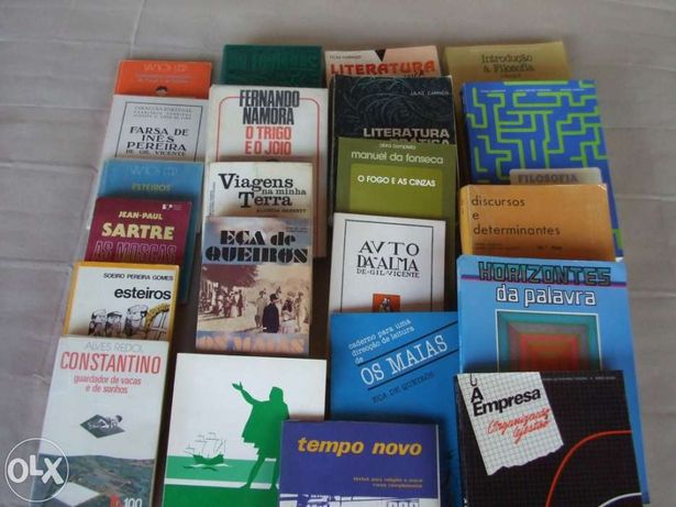 Livros Escolares de Português e Filosofia