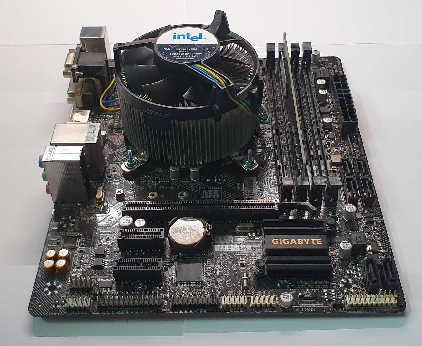 Płyta główna GIGABYTE GA-B250M-DS3H procesorem i5 7500 + 8Gb Ram DDR4