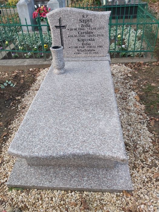 Nagrobek granitowy 4500 zł z 10 letnią gwarancją!!! KRAKÓW