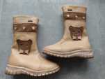 Zimowe buty 25 Darbut kozaczki z misiem raz ubrane