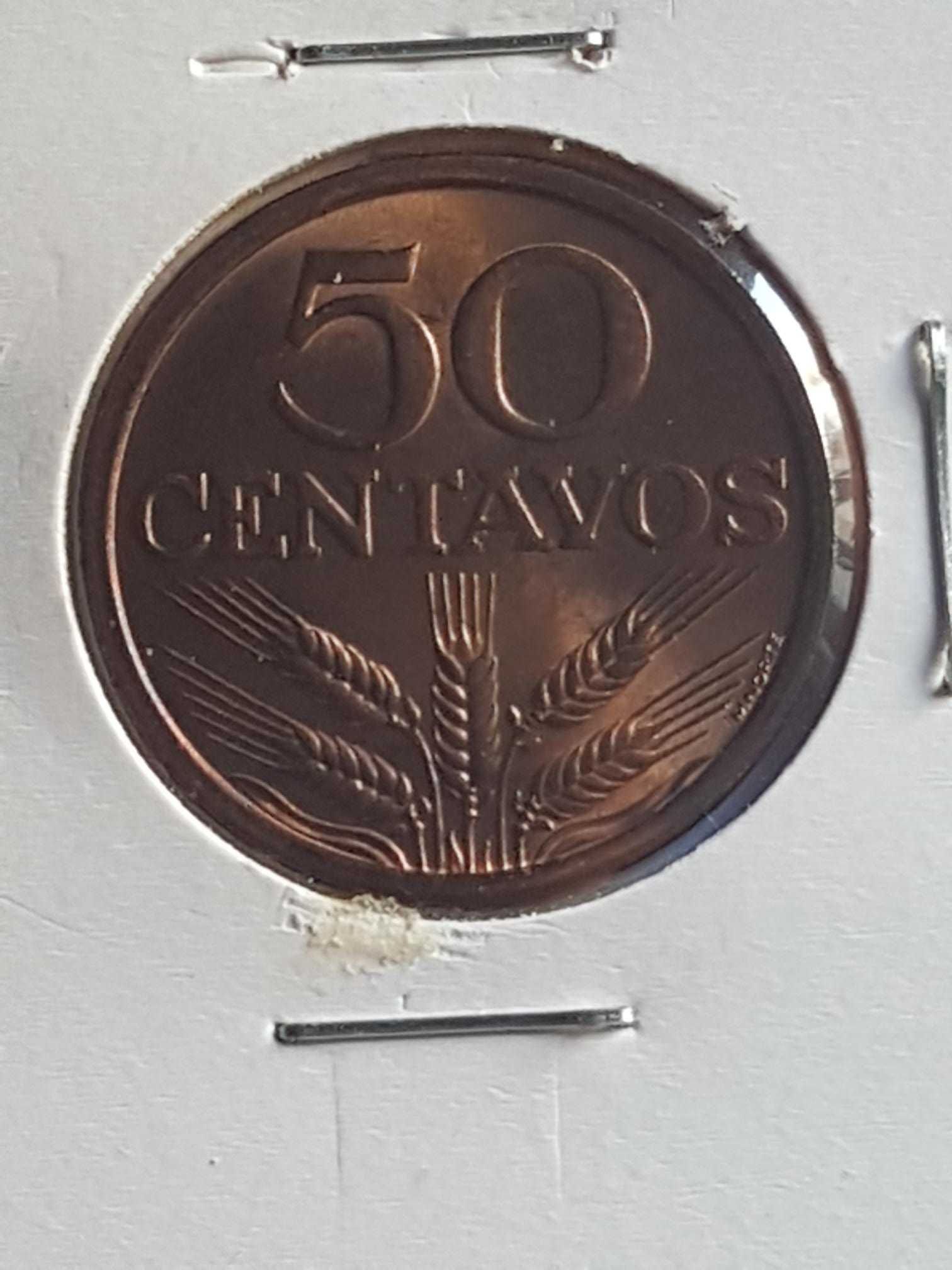 Moeda 50 Centavos Bronze República 1974 (BELA)