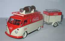 Volkswagen Kombi T1 + Atrelado - Coca-Cola
