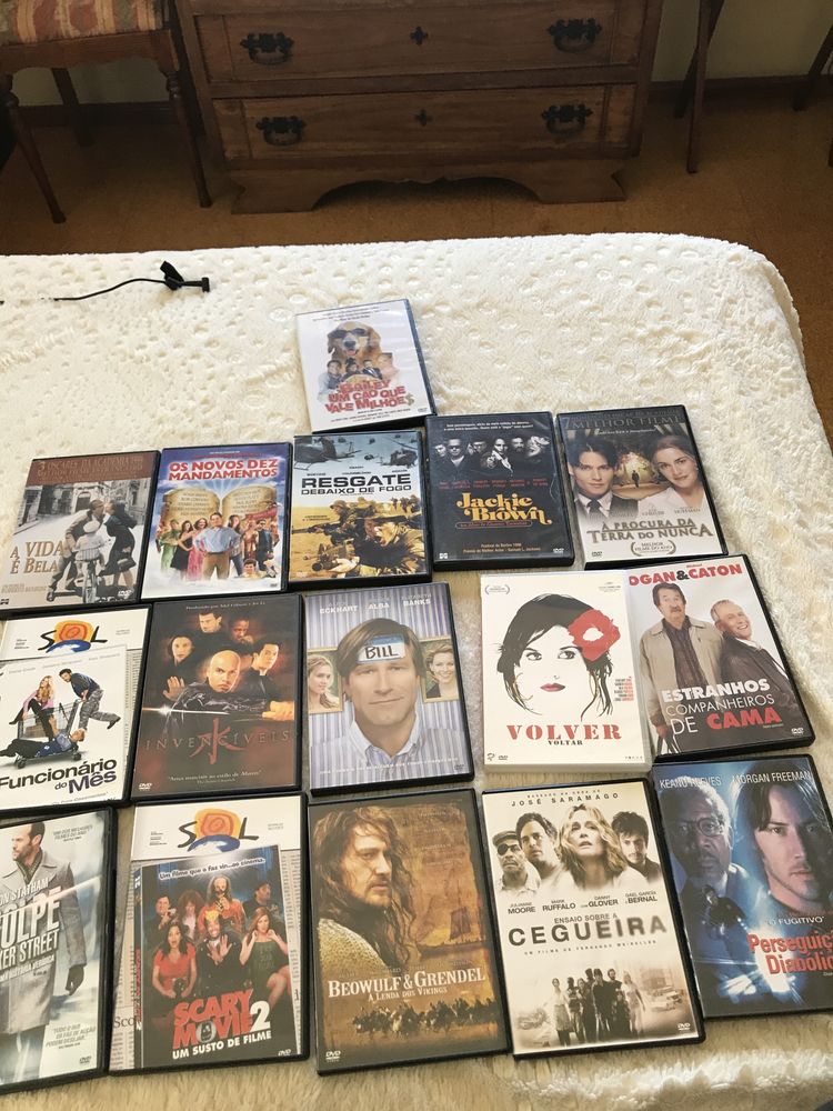 DVD’s vários, venda à unidade
