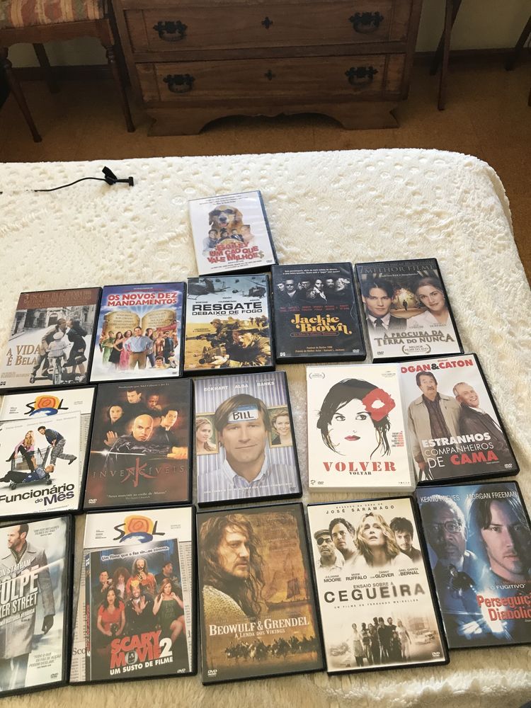 DVD’s vários, venda à unidade