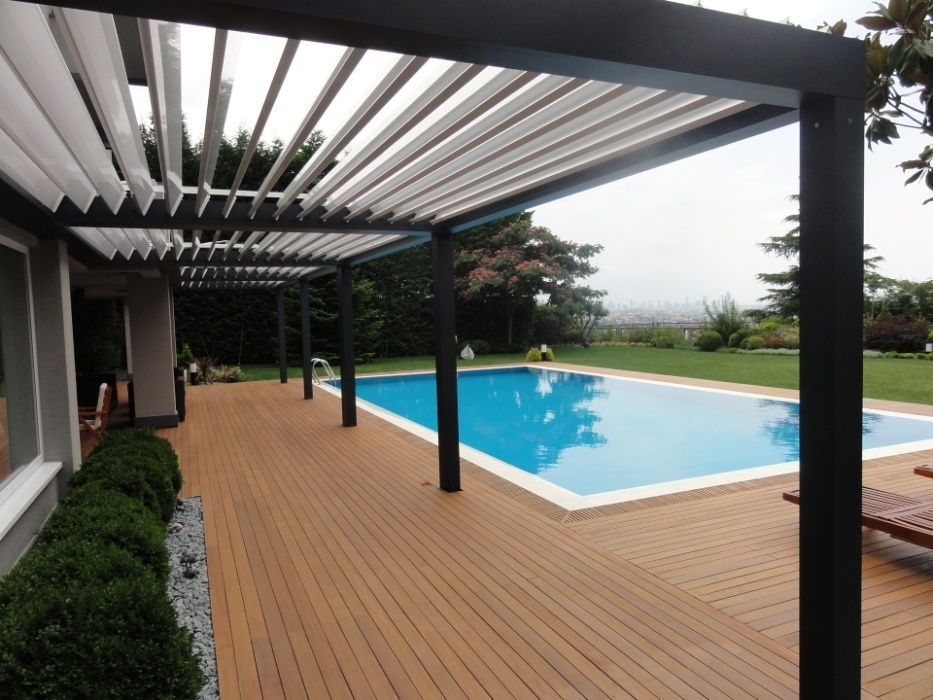 Pergola Aluminiowa altana z montażem 350x480 SELT SOMFY Wałbrzych