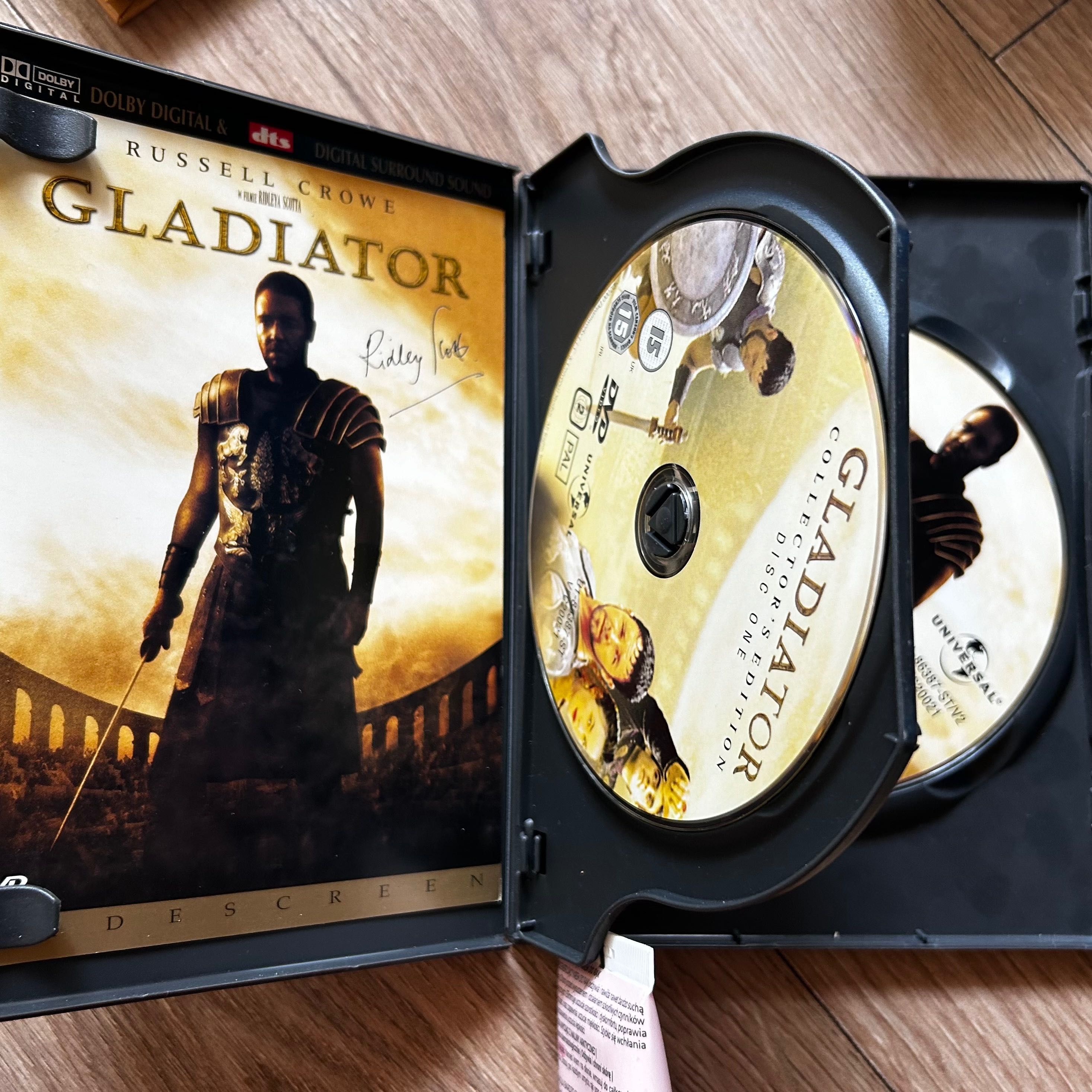 Gladiator film DVD x2