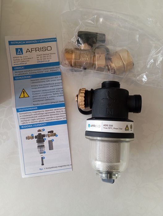 Separator zanieczyszczeń AFRISO ADS 110