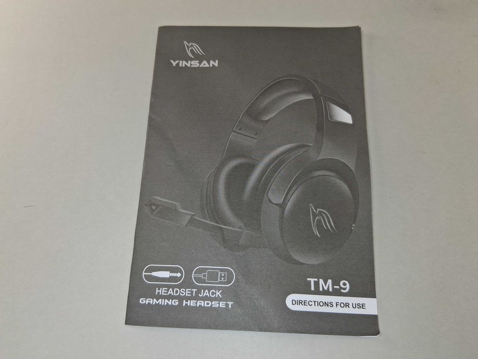 N035 Słuchawki Gamingowe YINSAN TM-9 USB Jack 3.5mm Mikrofon PC PS4