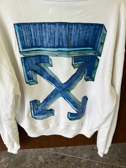 Худи OFF-WHITE White HOODIE худі