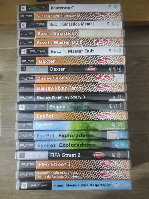 Pack Jogos para a PSP - Playstation - Venda Avulso - a partir de 0,99