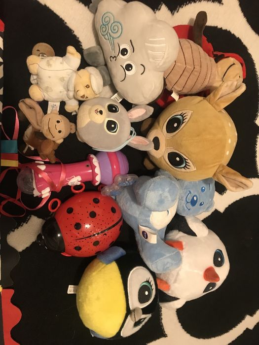 Zestaw zabawek projektor mikrofon