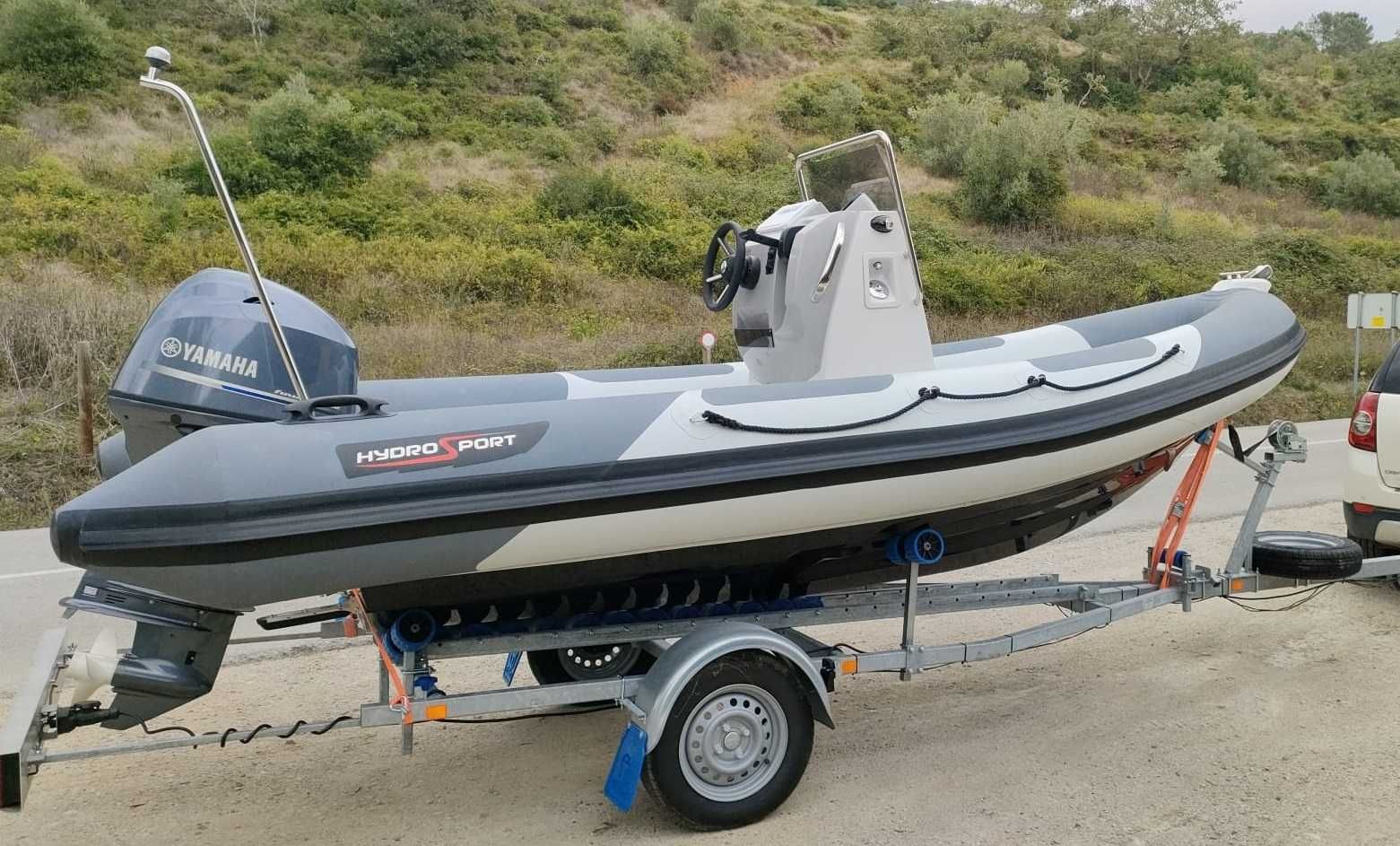 Compre português Hydrosport RIB474 semi-rigido para pesca e passeio