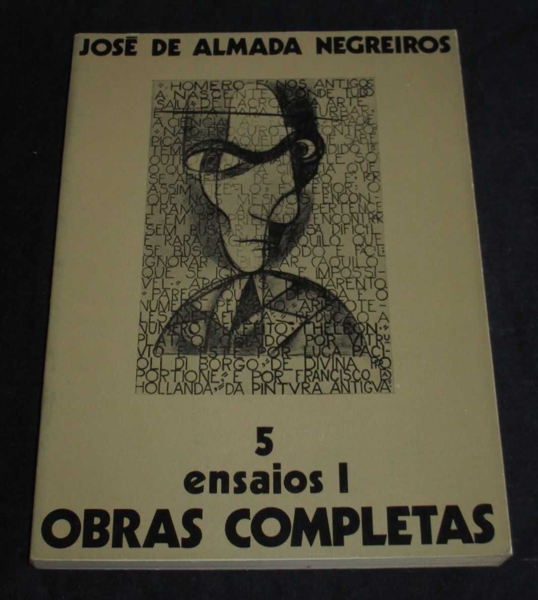 Livro Ensaios I Obras Completas de Almada Negreiros 5