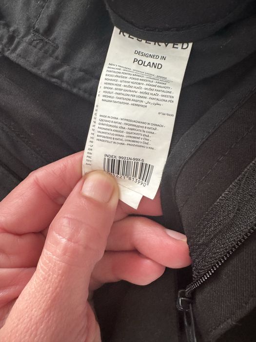 Spodnie reserved eleganckie, młodzieżowe