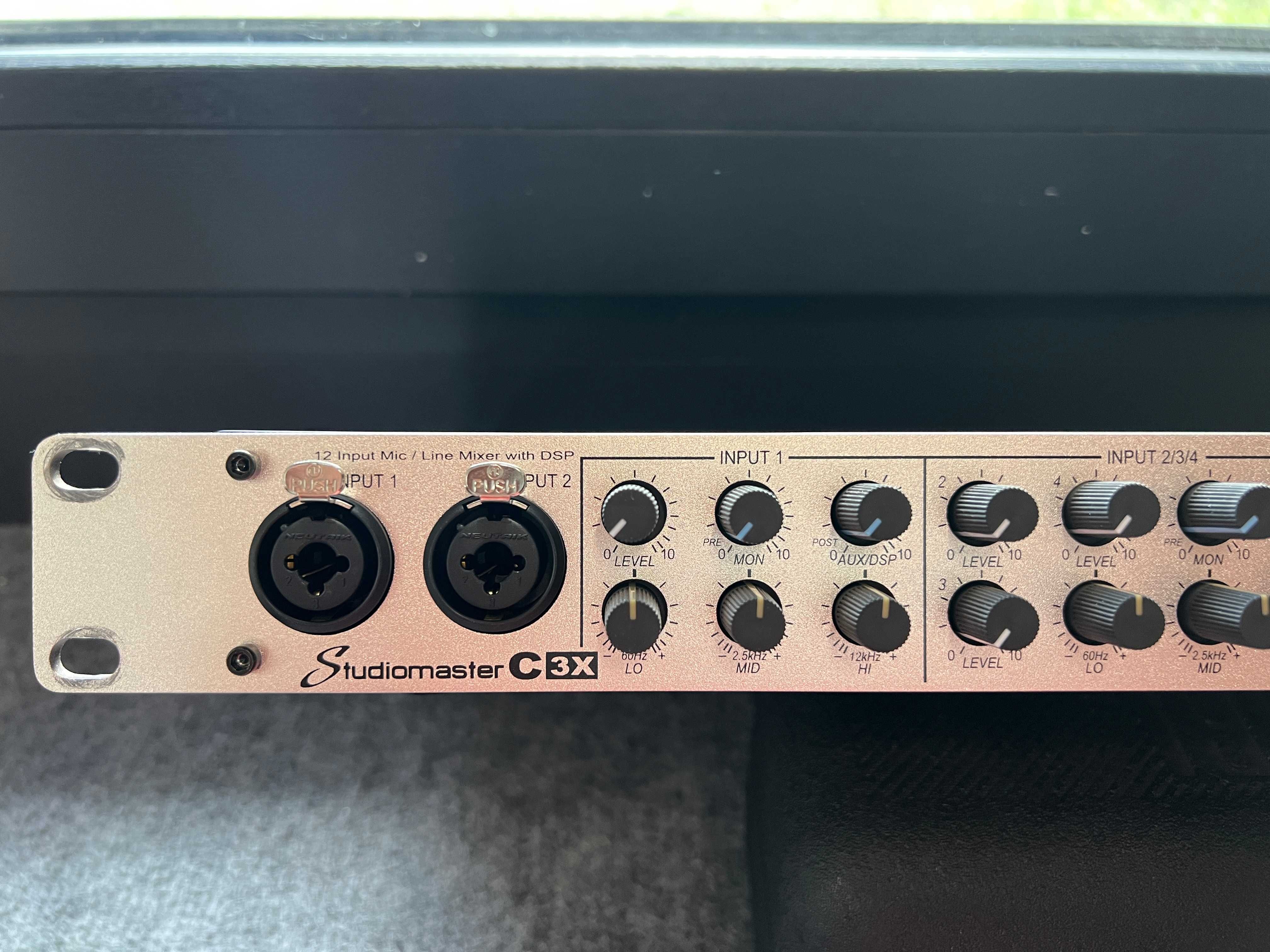 Studiomaster C3X / Mixer / Mikser /  Rack 1U / DSP