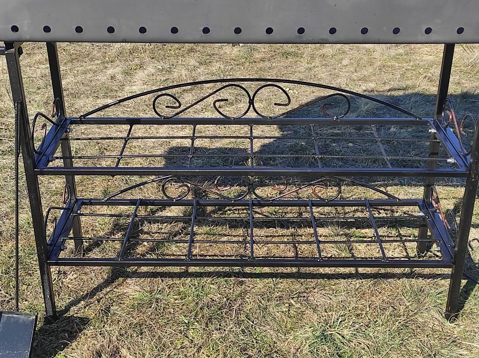 Жаровня 1 метр! Стаціонарний Мангал-Барбекю MIX T3 з Двома Кришками!