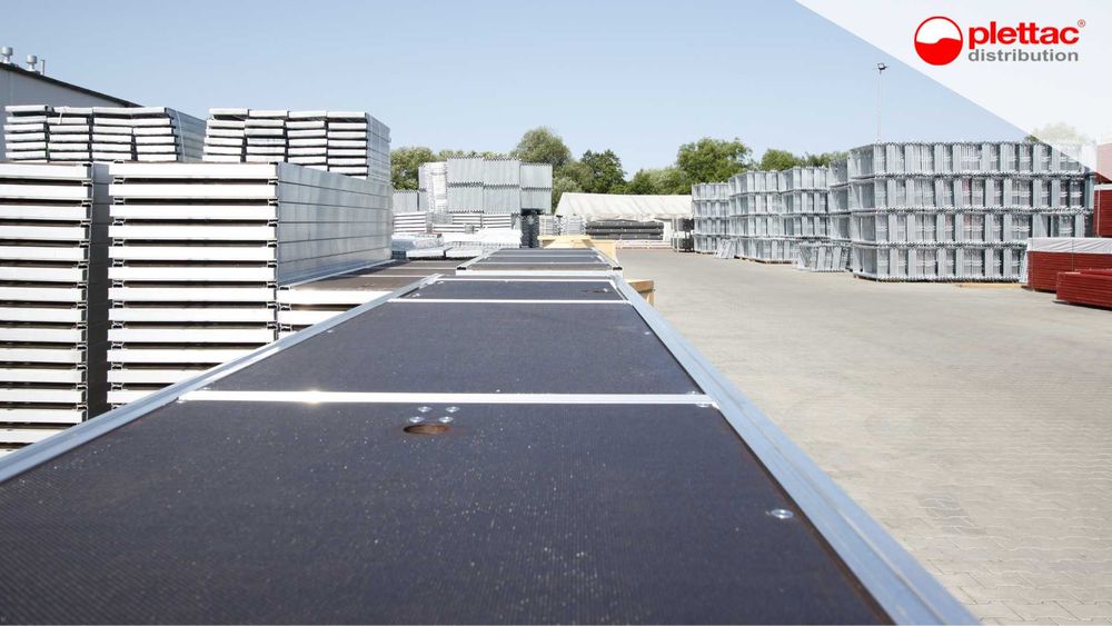 Rusztowanie Plettac PRODUCENT – pow.rob.60m2, wys. rob. 6m Pletak