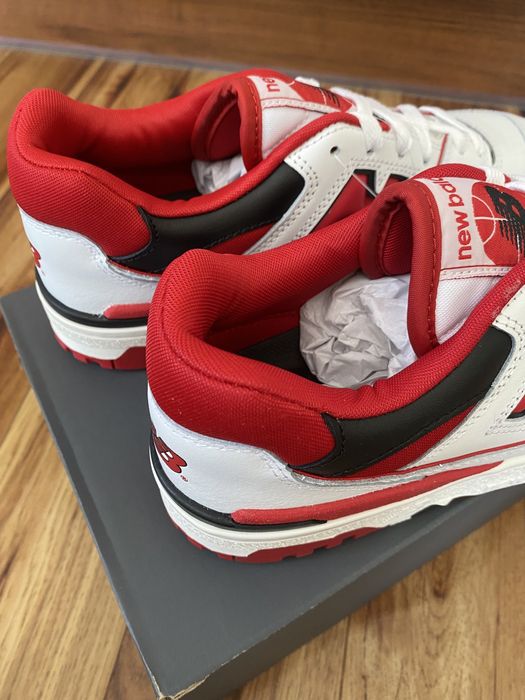 New balance 550 White Red  37.5 38 38.5 40.5 44