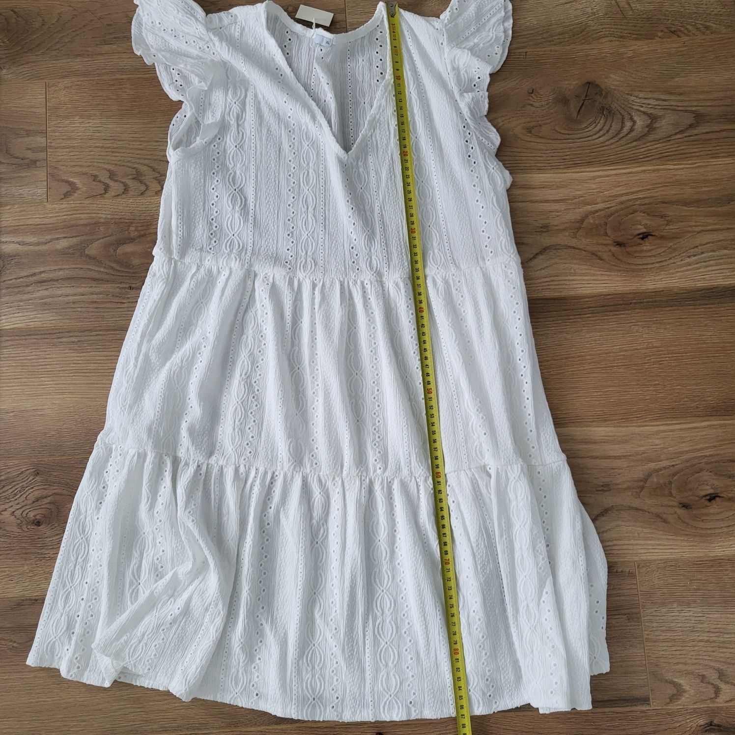 Nowa sukienka letnia r.XL Cropp, ażurowa