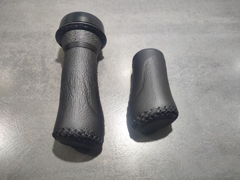 Skórzane chwyty Gazelle nowe Like batavus koga sparta cube