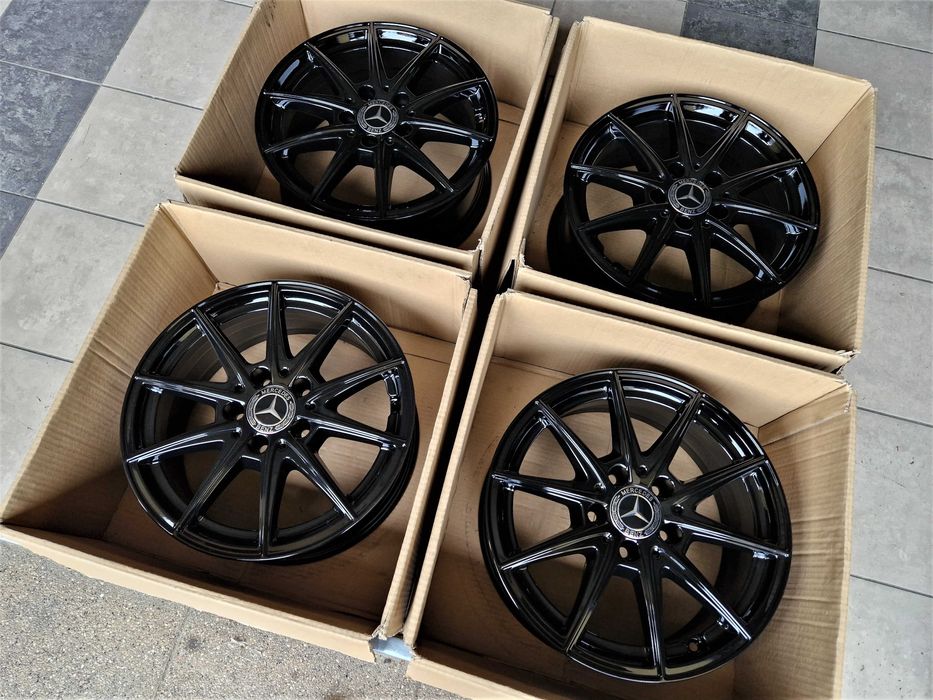 Alufelgi 16 5x112 Czarne Mercedes A B C CLA V Vito Viano i inne ! 768#