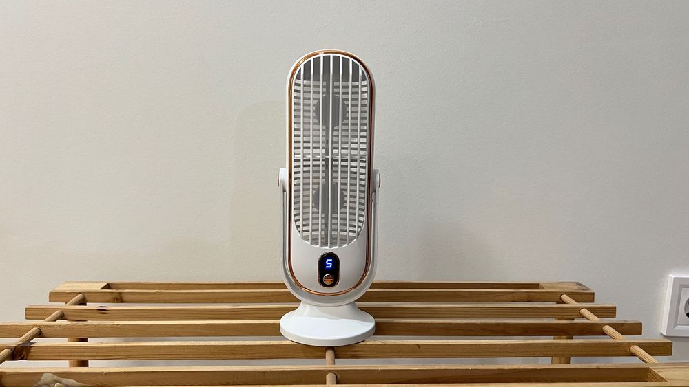 Портативний настільний вентилятор На Акумуляторі 5 режимів Вентилятор