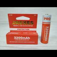 Аккумулятор Arexes 18650 Li-Ion 3200 mAh, 3.7v с защитой