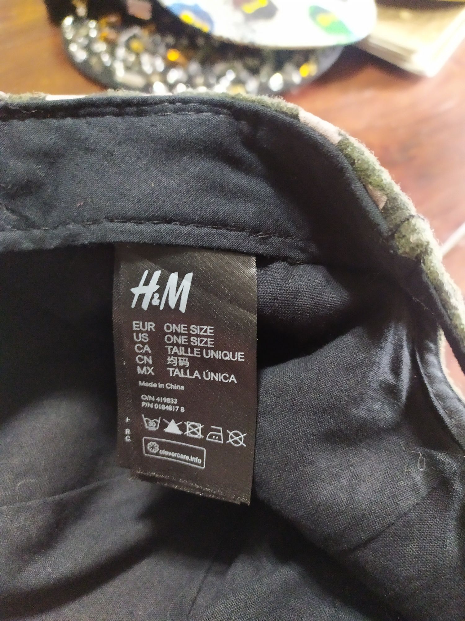 H&M, czapka , panterka