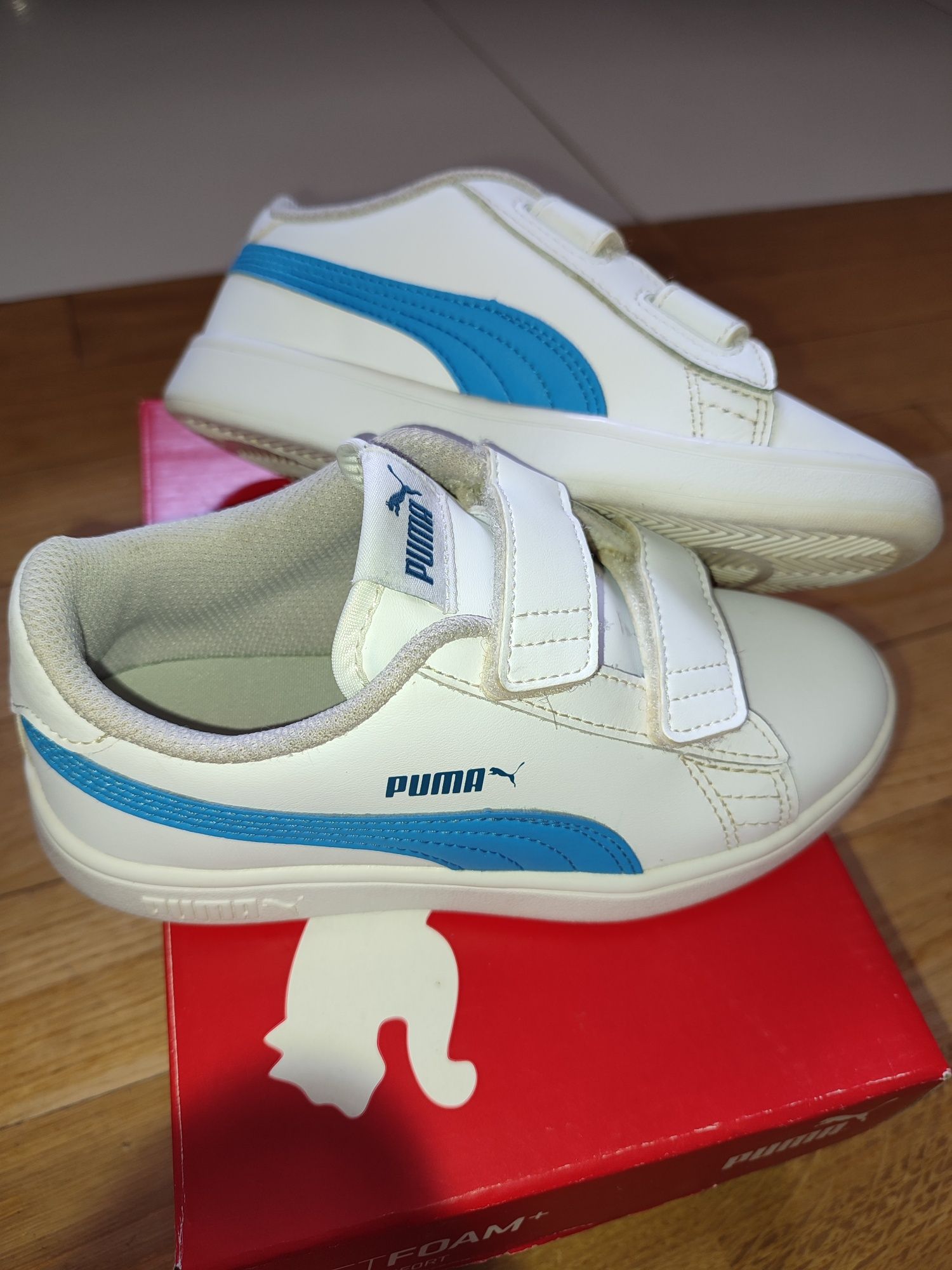 Buty białe Puma  r.32 (20.5cm)