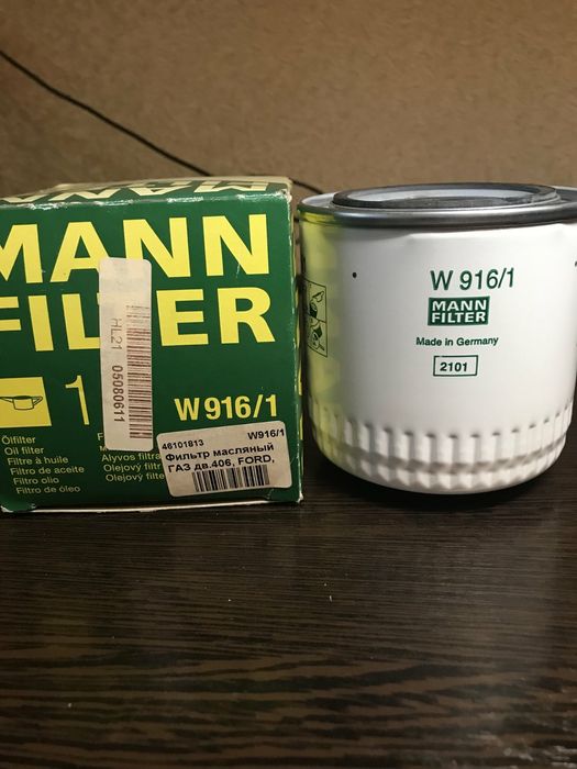 Фильтр масляный Газель фото -1 и2 ,  МANN W916/1  фото -3-7.