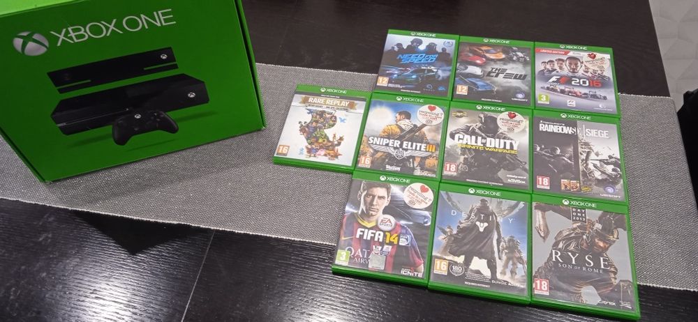 Xbox One 500Gb+Kinect+Gry