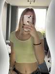 Crop top na krótki rękaw