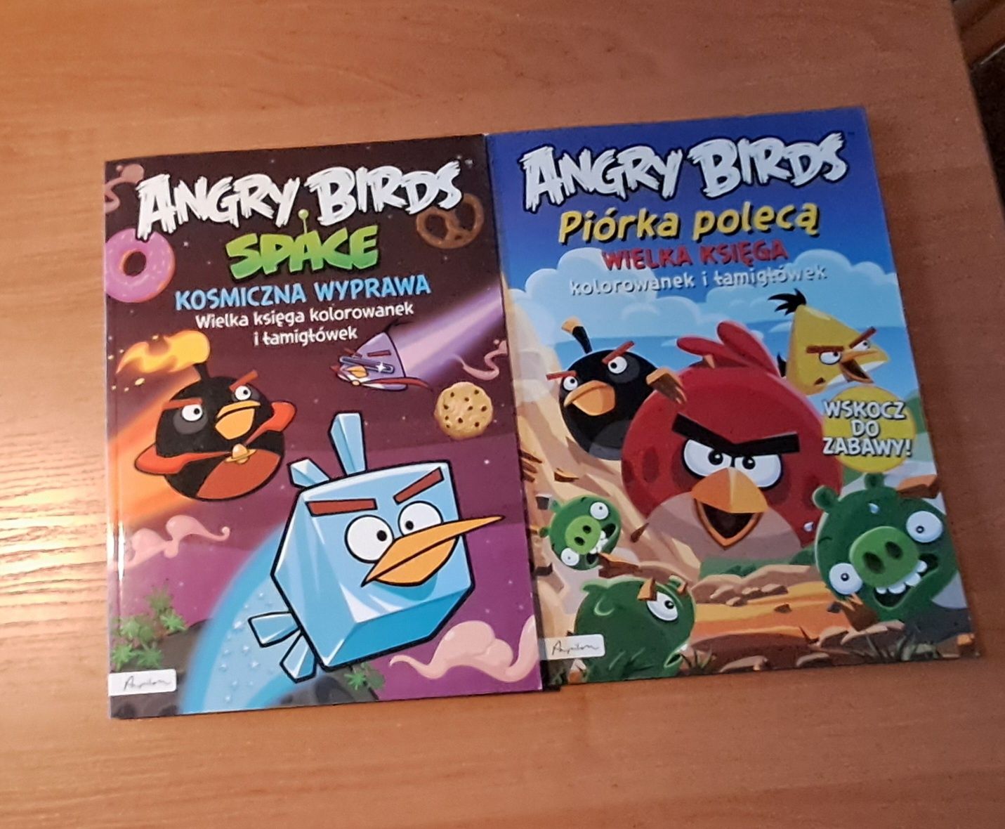 Zestaw kolorowanek Angry Birds stan bdb