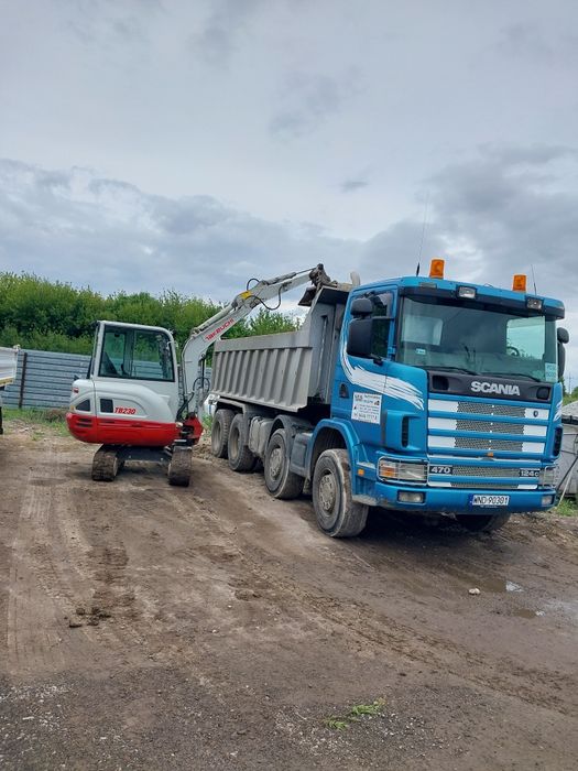 Usługi minikoparką wiertnica
