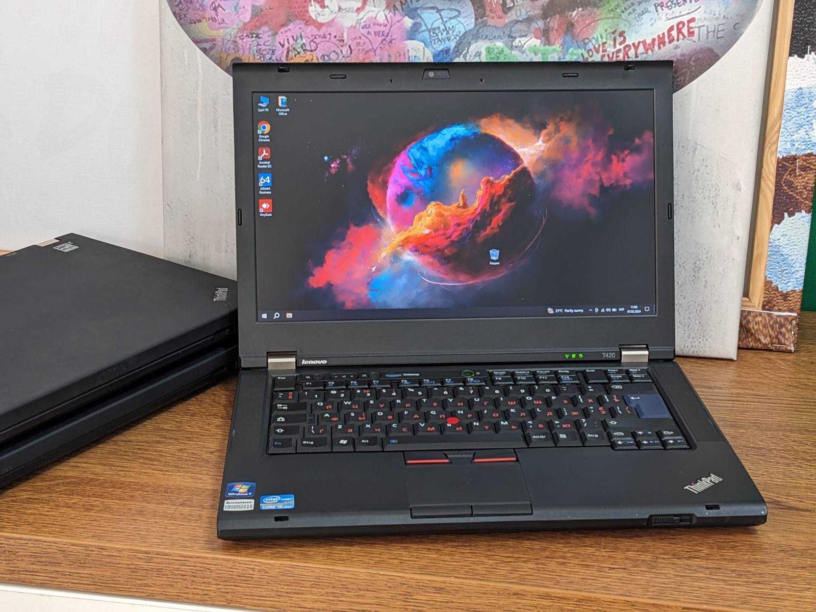 Lenovo ThinkPad T420 - ноутбук для дому, батарея 3+ години роботи