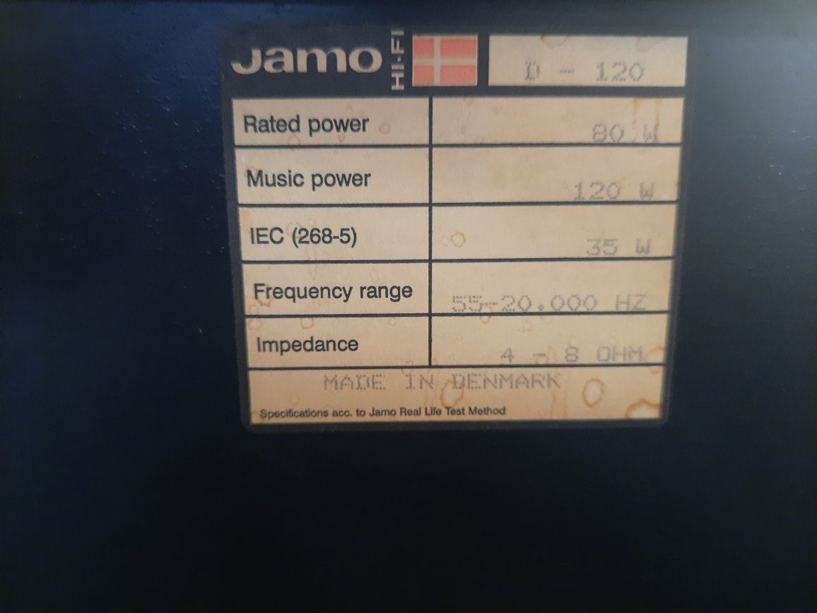 Duże Kolumny głośnikowe  jamo D120