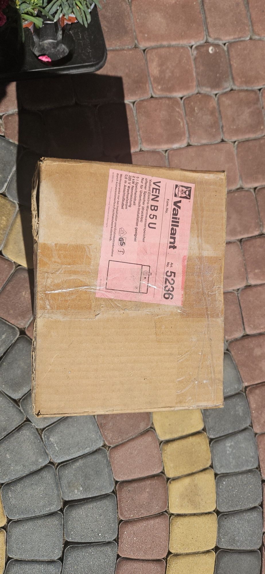 Przepływowy ogrzewacz wody 5L vaillant ven b 5 u