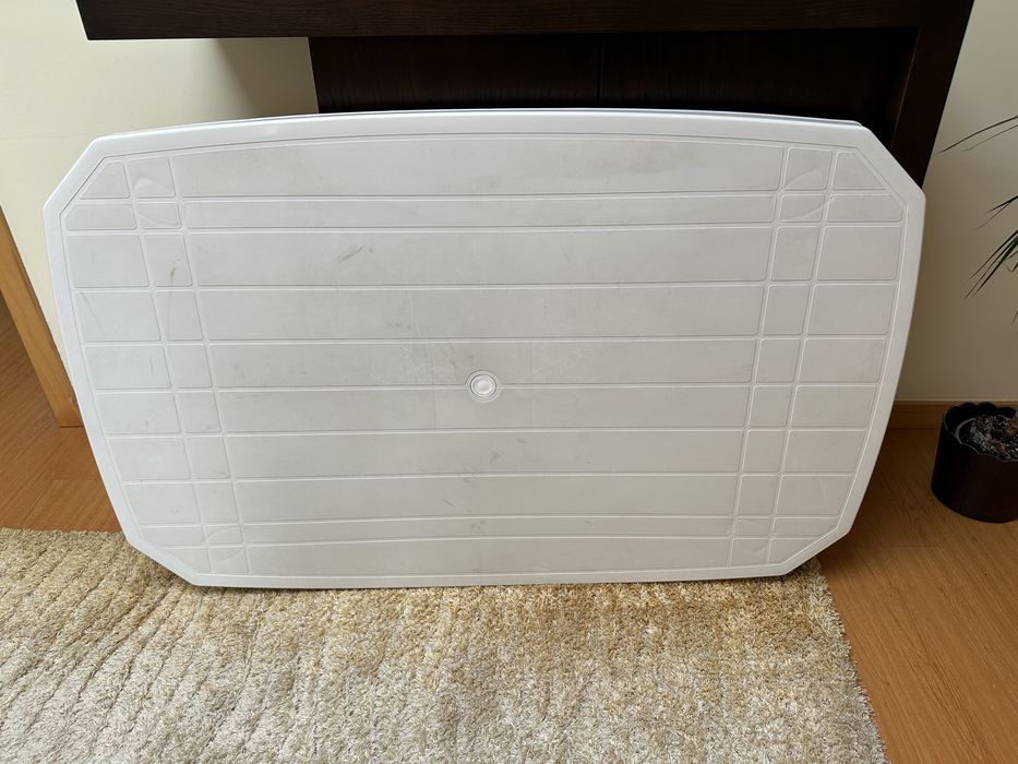 Mesa de plástico PVC branca